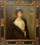 Caspar RITTER (1861-1923), Prinzessin Olga von Schönburg-Waldenburg. Signiert und datiert: 1904,