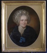 Unbekannter Künstler, deutsche Schule 18./19. Jhdt. Portrait einer älteren Dame, genannt Catharina