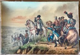 Guillon, französischer Künstler 19. Jh., Napoleon in der Schlacht bei Friedland, nach Horace Vernet,