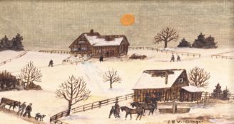 J.B. WALDBURGER (1924). Winter in Switzerland.
