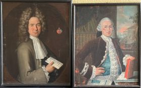 Unknown Franconian artists, 18th century, 2 portraits