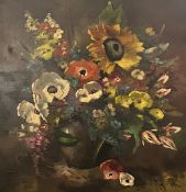 Arnold FABER. Lush summer bouquet of flowers.