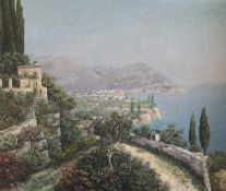 View of an Italian coast,