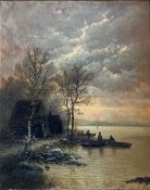 Johann JUNGBLUT (1860-1912), On the Shore: