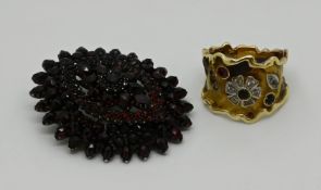 1 Damenring GG 14ct. 