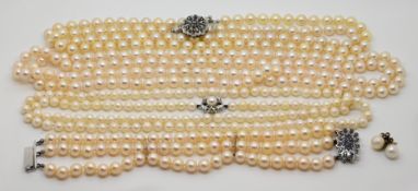1 Konv. Perlschmuck ca. D bis zu ca. 0,8cm, 
