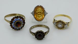 1 Damenring ungest./wohl GG 14ct. 