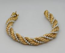 1 Damenarmband GG 18ct. 