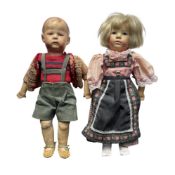 2 Käthe Kruse Puppen (1. H. 20. Jh.)