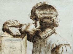 Portrait in the manner of Guercino, Europe, 19th – early 20th century