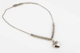 14K White Gold Anklet