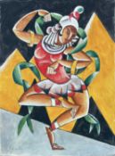 Liubov Popova (1889–1924), Russia, Woman in Costume for a Play