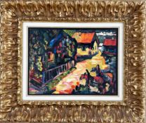 Wassily Kandinsky (1866–1944) "Houses in Murnau", 1909
