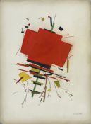 Nikolai Sutin (1893–1943), Bold Geometry in the Suprematist Style, Early 20th Century