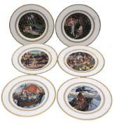Sechs Sammelteller