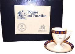 Mokkatasse mit Untertasse