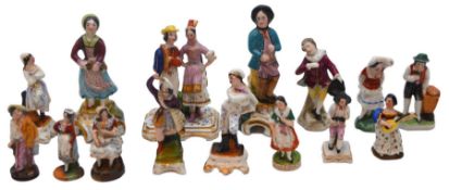 Konvolut 15 Porzellanfiguren