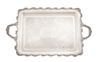 A WEBSTER WILCOX SILVER PLATED TRAY Circa 1961 - 1981