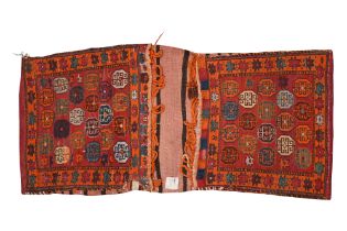 A KILIM SADDLEBAG Possibly Qashqai Tribe, Central Iran or Uzbekistan, early 20th century