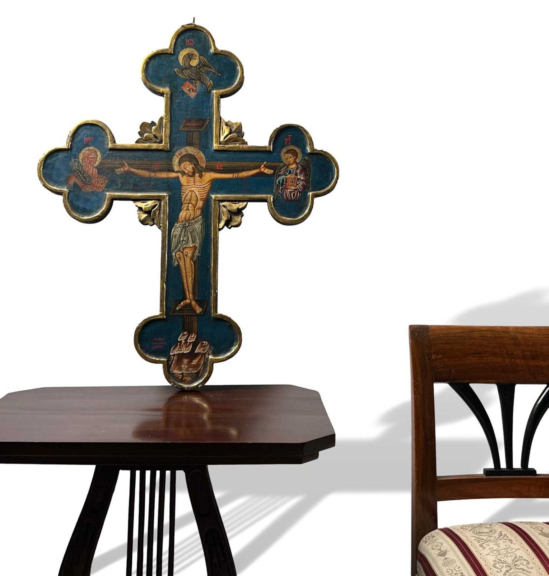Ikone Kreuz Jesus Christius Kruzifix ca. 67cm hoch