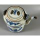 Asiatika China Teekanne wohl Qing Dynastie 18./19. Jahrhundert mit Gelehrten Malerei 茶壶 壽 - Bild 4 aus 6