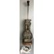Asiatika China Weingefäß Vase als Lampe, Hu Chunqiu Stil wohl 20. Jahrhundert, Eisen ca. 16KG - Bild 3 aus 6