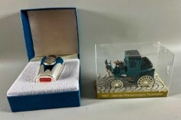 Wilkens Silber 835 Becher Daimler Benz ca. 45 Gramm und Modellauto Riemenwagen Mercedes