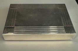 Tiffany & Co. Briefbeschwerer Sterling Silber, ca. 10,5cm x 7,4cm x 1,6cm, ca. 448 Gramm