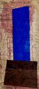 Kaeseberg (Thomas Fröbel geb. 1964), Grossformat Gemälde 1992, ca. 207x112cm, abstrakte Komposition