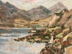 Kaufmann, Wilhelm (1895-1975), Ölgemälde Sankt Wolfgang am Wolfgangsee