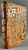 Buch Giovanni Boccaccio, Genealogia de gli Dei, Venedig 1644, Ledereinband der Zeit