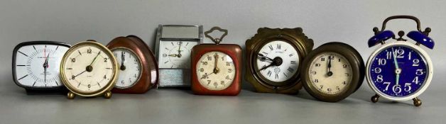 Uhren Konvolut Kleinuhren Wecker, vintage antik, WestClox, Orion electronic, blessing, Gehwerk