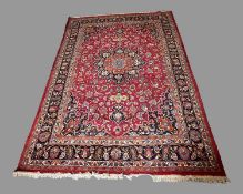 Teppich wohl Mashad / Mesched / Meshed Iran, Maße ca. 355cm x 254cm / 264cm