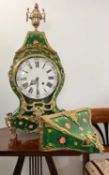 Cartel Pendule Wanduhr mit Konsole, Louis XV, bezeichnet F. Breguet SL 59, Gesamhöhe ca 100cm