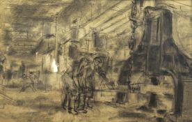 Kühnel , Siegfried ( 1900 - 1976 ) Zeichnung " 