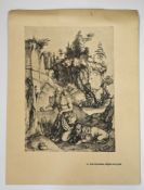 Nach Dürer " Hieronymus büßend der Große " 