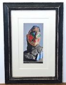 Lüpertz , Markus (  geb. 1941 ) handsignierte Einladungskarte " Eule Athene " 