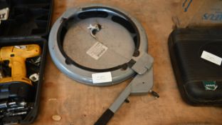 Steering wheel disc lock security