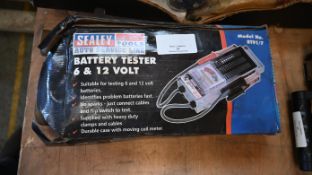 Sealey battery tester 6 and 12 volt, in box