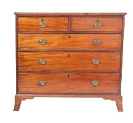 A Regency mahogany chest of drawers,
