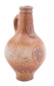 A Rhenish salt-glazed stoneware bellarmine jug,