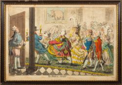 James Gillray (British, 1756-1815) - The Bridal-Night - Etching with aquatint,