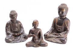 A Tibetan bronze Buddha,