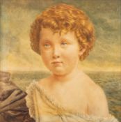British School, early 20th Century - Portrait of a child,