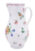 A Plymouth baluster jug with sparrow beak spout and grooved strap handle,