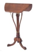 Swann & Millicon - An unusual Victorian mahogany and brass metamorphic music stand,