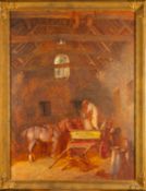 Vivian Norman Smith (British, 1881-1916) - 'The Old Barn',