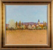 *George Devlin RSW RGI ROI ARWS FRSA (Scottish, 1937-2014) - Spring Evening,