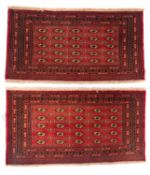 A pair of Turkoman mats,