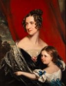 British School, 19th Century - Portrait of Maria Brown, wife of William Brown,